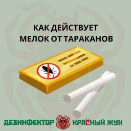 Как действует мелок от тараканов