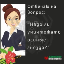 ВОПРОС. Надо ли уничтожать осиные гнезда, если оно в конце участка и под балконом, например?